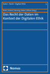 Daten – Recht – Digitale Ethik